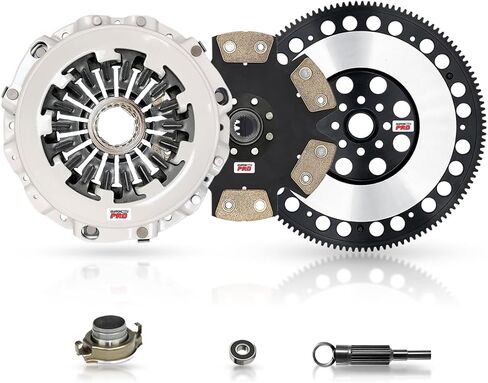 CMP Stage 5 Race Clutch Kit with Chromoly Flywheel for Saab 2005 9-2X, Subaru 2004-2005 Baja Forester 2002-2005 Impreza WRX 1991 Legacy 2.0L 2.2L 2.5L 4cyl Turbo EJ205 EJ22 EJ255 5-speed in Saudi Arabia