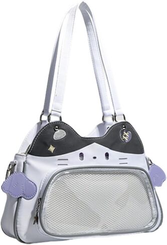 حقيبة Cat Ita لمحبي Kpop Anime Pin Display Ita حقيبة حمل حقيبة كتف يابانية Kawaii Crossbody in Kuwait