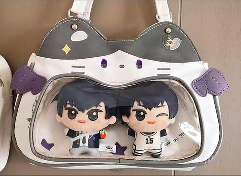 حقيبة Cat Ita لمحبي Kpop Anime Pin Display Ita حقيبة حمل حقيبة كتف يابانية Kawaii Crossbody in Kuwait