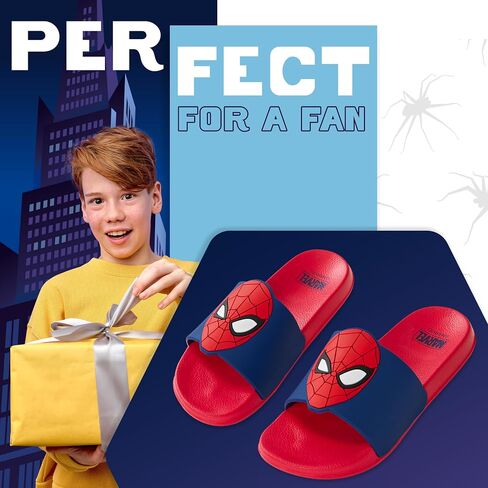 صنادل Marvel Boys، صنادل للأطفال مضادة للانزلاق - هدايا سبايدرمان للأولاد in Kuwait