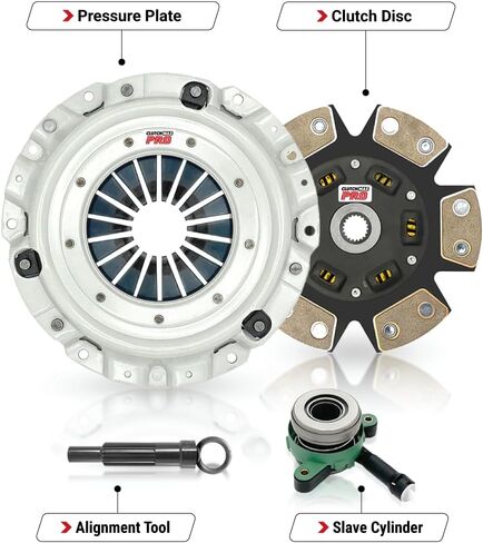 CMP Stage 3 Race Clutch Kit with Slave Cylinder Fits Mitsubishi 2008-2017 Lancer 2011-2020 Outlander Sport RVR 2.0L 2.4L DOHC 4B11 4B12 4J11 in Saudi Arabia