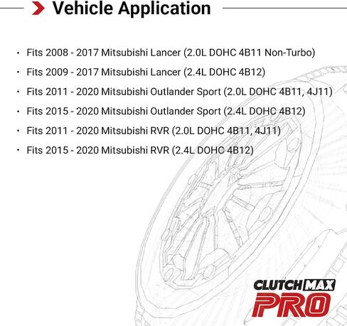 CMP Stage 3 Race Clutch Kit with Slave Cylinder Fits Mitsubishi 2008-2017 Lancer 2011-2020 Outlander Sport RVR 2.0L 2.4L DOHC 4B11 4B12 4J11 in Saudi Arabia