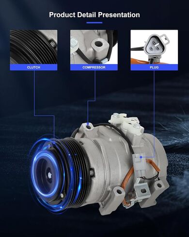 ECCPP A/C Compressor with Clutch 2003-2009 Fit for Toyota 4Runner 4.0L 2007-2009 Fit for Toyota FJ Cruiser 4.0L AC Compressor in Saudi Arabia