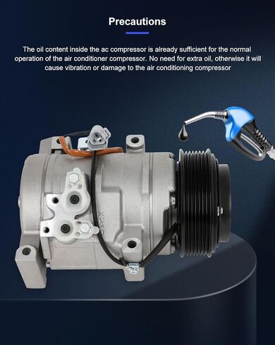 ECCPP A/C Compressor with Clutch 2003-2009 Fit for Toyota 4Runner 4.0L 2007-2009 Fit for Toyota FJ Cruiser 4.0L AC Compressor in Saudi Arabia