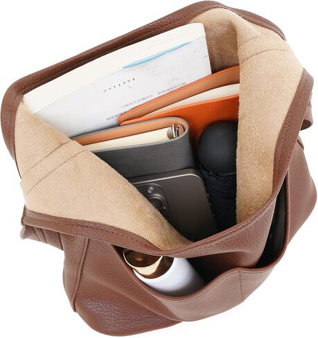 Slouchy Hobo Bags for Women - Soft Vegan Leather Large Tote Handbag with Coin Purse, Trendy Crossbody Shoulder Bag for Work in Kuwait