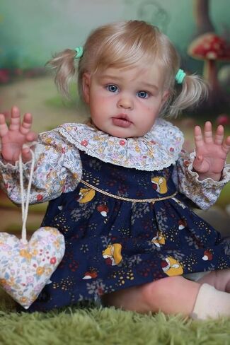Anano Chubby Weighted Reborn Baby Dolls Boy Lifelike Veins 24 Inch Realistic Reborn Toddler Dolls Big Size Real Life Newborn Baby Dolls That Look Real Bebe Reborn Babies with Pacifier in Kuwait