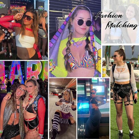 Mesh Long Sleeve Top for Women Mesh Crop Top Rave Outfits for Women Fishnet Top for Festival Club Party in Saudi Arabia