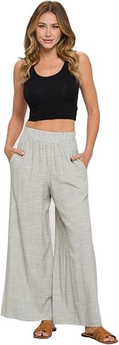 Women Crop Tank Tops, Sleeveless Double Lined Tank for Women, Viscose Made from Bamboo Top-Made in USA in Kuwait