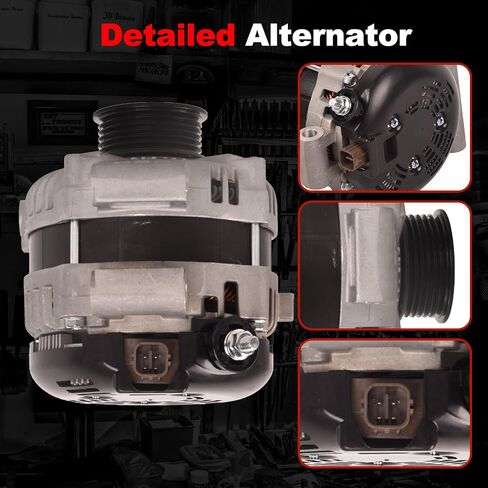 TOPAZ Alternator Fit for Lexus LS460 2007 2008 2009 2010 2011 2012 V8 4.6L 2706038040 104210-6130 12V 180A in Saudi Arabia