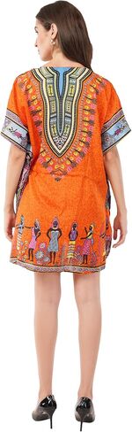 سترة نسائية قصيرة من Divine Threads بتصميم كيمونو قفطان بمقاس كبير من Dashiki Caftan ملابس صيفية للشاطئ in Kuwait