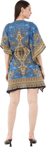 Divine threads Women’s Short Kimono Tunic Kaftan Plus Size Dashiki Caftan Summer Beach Wear in Saudi Arabia