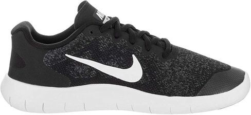Nike Boy's Free RN 2 (Big Kid) أسود/أبيض/رمادي داكن/أنثراسايت 5.5 Big Kid M in Saudi Arabia