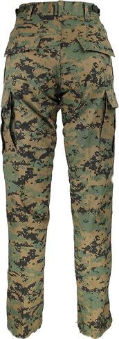 بنطال كارجو رجالي من Woodland Digital Camo بولي/قطن عسكري BDU Army Fatigues مع دبوس in Kuwait