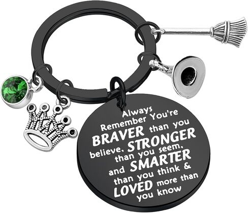 WSNANG Musical Theatre Lover Merchandise Witch Good and Bad Witch Charm Keychain Good Witch Bad Witch Gift in Saudi Arabia