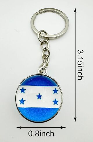 3 Pcs Honduras Flag Key Chain,Cool Keychain for Car Keys, Stainless Steel Keyrings & Keychains,Used for Home Decoration, Jewelry Hanging Decorations. in Saudi Arabia