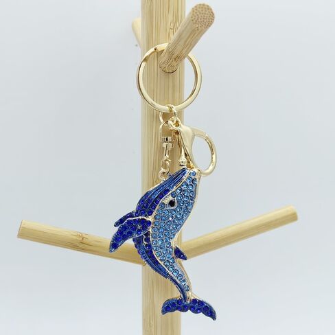 Animal Pendant Key Chains Ring Crystal Bling Turtle Whales Horse Elephants Koala Flamingos Owl Frogs Keychain for Women Girls in Kuwait