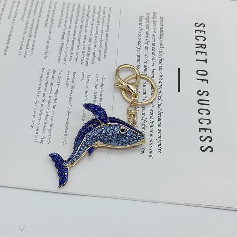 Animal Pendant Key Chains Ring Crystal Bling Turtle Whales Horse Elephants Koala Flamingos Owl Frogs Keychain for Women Girls in Kuwait