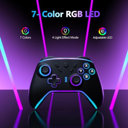 Toxfla Switch Controllers for Nintendo Switch/Lite/OLED, Switch Wireless Pro Controller Supports Dual Vibration/Motion Control/Turbo Function in Saudi Arabia