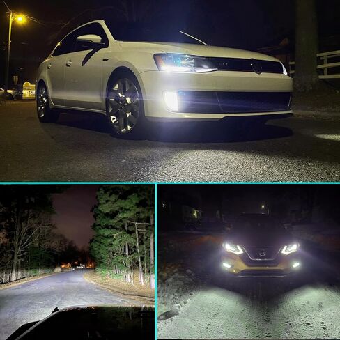 مصابيح ضباب LED 9006 HB4، متوافقة مع HB4، 6000K زينون أبيض مع 24 مصباح LED عالي الطاقة 3030 عالي الطاقة للسيارات والشاحنات والشاحنات in Kuwait