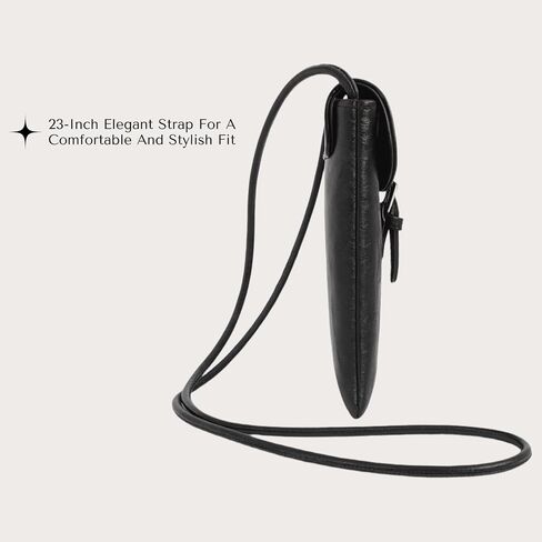 Vegan Leather Phone Crossbody Bag - Stylish & Practical Small Pouch, Eco-Friendly Cell Phone Purse, Fashionable Sling Bag for Women, Compact Vegan Leather Crossbody Purse, Cruelty-Free in Saudi Arabia