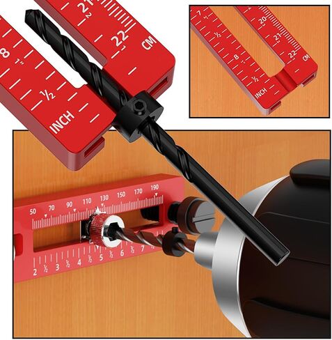 Cabinet Door Installation Positioner Jig Aluminum Alloy Cabinet Hardware Jig Adjustable Cabinet Door Mounting Jig Cabinet Installation Tools for Most Cabinet Doors in Kuwait