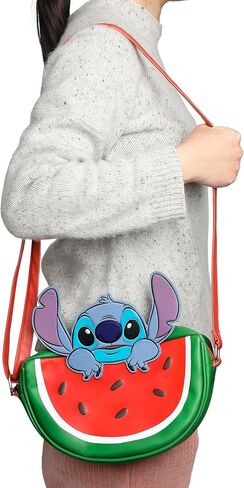 Disney Stitch Watermelon 10.25" Novelty Women's Crossbody Bag in Saudi Arabia