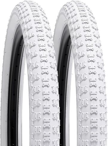2-PCS 18" Bike Tires 18 x 2.125/57-355 and 18" Heavy Duty Bike Tubes Compatible with 18x1.95 18x2.0 18x2.1 18x2.125 18x2.15 Bicycle Tires and Tubes (Y-1051) in Kuwait