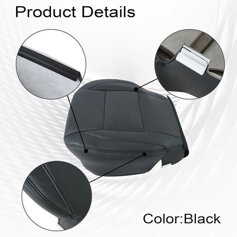 GXARTS Driver Side Bottom Microfiber Leather Seat Cover Tan Compatible with Infiniti QX56 2004 2005 2006 2007 2008 2009 2010 in Saudi Arabia