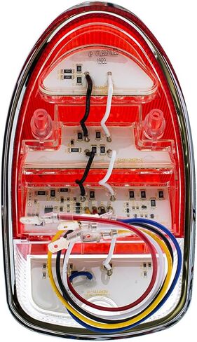 United Pacific VTL6870LED Super Bright 46 LED Taillight w/Trim for 1968-70 VW Beetle, Polycarbonate Lens, Plug-N-Play, Easy Install – ONE Unit in Saudi Arabia