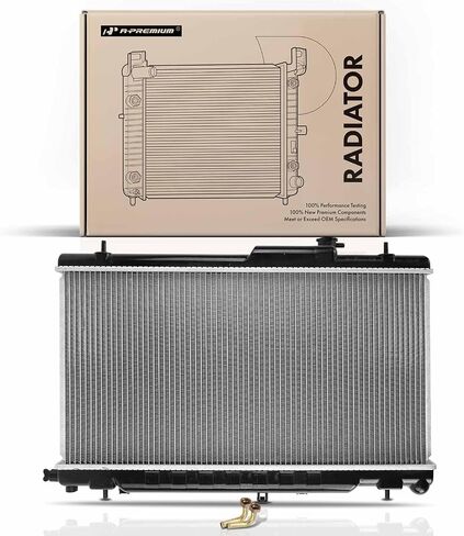 A-Premium Engine Coolant Radiator with Transmission Oil Cooler Compatible with Subaru Impreza 2006-2007 H4 2.5L, Automatic Transmission, Replace# 45111FE080 in Saudi Arabia