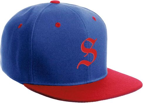 قبعة Daxton Classic Snapback، قبعة بخطوط حمراء إنجليزية قديمة من A إلى Z، قبعة مسطحة in Kuwait