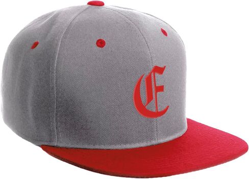 قبعة Daxton Classic Snapback، قبعة بخطوط حمراء إنجليزية قديمة من A إلى Z، قبعة مسطحة in Kuwait
