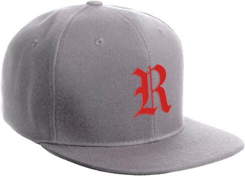 قبعة Daxton Classic Snapback، قبعة بخطوط حمراء إنجليزية قديمة من A إلى Z، قبعة مسطحة in Kuwait