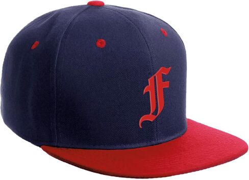 قبعة Daxton Classic Snapback، قبعة بخطوط حمراء إنجليزية قديمة من A إلى Z، قبعة مسطحة in Kuwait