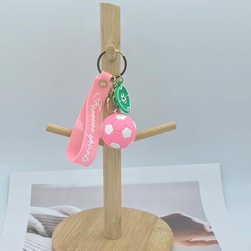 Soccer Keychain Sports Ball Key Chain Football KeyRings Gift for Boys Girls Men Women in Kuwait