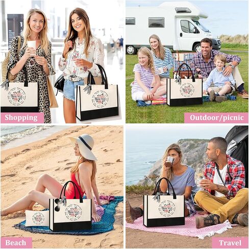 AYGE Christian Gifts for Women, Encourage Gift for Women, Reusable Grocery Bag Tote Bag & Makeup Bag in Kuwait