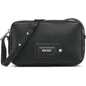 DKNY Women's Glee Camera Bag, Black/Silver, One Size in Kuwait