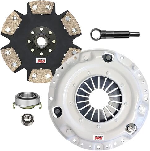 ClutchMaxPRO Performance Stage 4 Clutch Kit Compatible with 1983-1991 Mazda RX-7 1.1L 1988-1991 Mazda RX-7 Convertible 1.3L 13B Non-Turbo (CP10008HDD-ST4) in Saudi Arabia