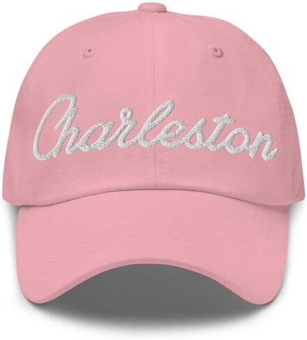 Charleston Baseball Cap Charleston Dad Hat Bold Baseball Script South Carolina SC Hat Embroidered Souvenir Gift in Saudi Arabia