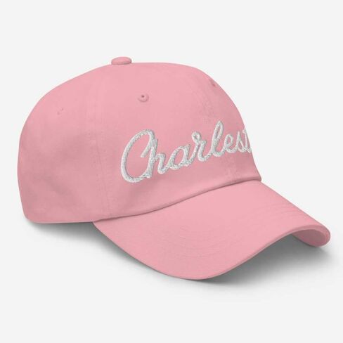 Charleston Baseball Cap Charleston Dad Hat Bold Baseball Script South Carolina SC Hat Embroidered Souvenir Gift in Saudi Arabia
