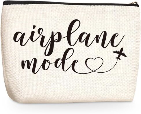 Funny Travel Gifts for Women Makeup Bag Travel Essentials Cosmetic Bags Toiletry Bag Flight Vacation Gifts for Sister Mom Travelers Girls Trip Birthday Mothers Day Anniversary in Kuwait