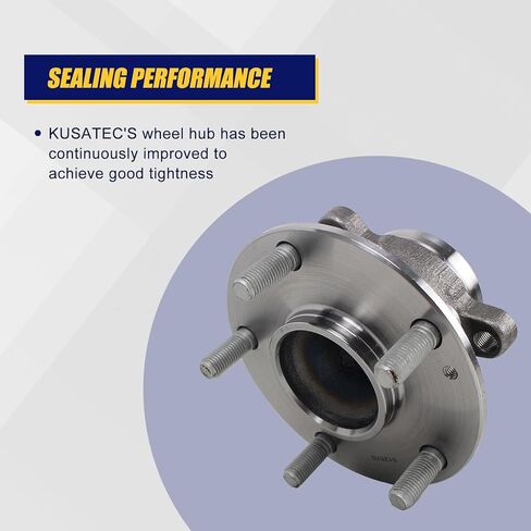 KUSATEC 512570 2pcs Rear Wheel Bearing and Hub Assembly Compatible with 2016-2021 Honda Civic, 2019-2022 Insight, 5 Lug Bolts w/ABS in Saudi Arabia