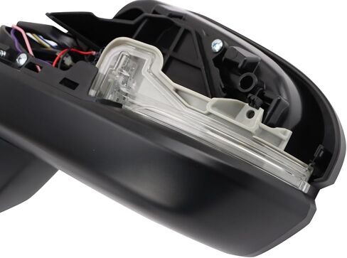 TRQ Driver Side Power Mirror Textured Black with Turn Signal Compatible with 2023-2024 Honda CR-V HO1320364 in Saudi Arabia
