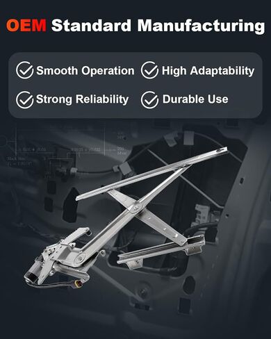 cciyu whit Motor Power Window Regulator fit for Dodge Caliber 2007-2012 Front Right Passenger Side,OE 748-541 in Saudi Arabia