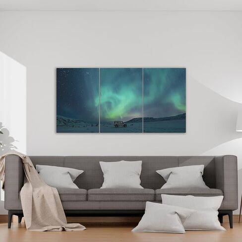 FZJSKJ مجموعة صور قماشية مخصصة مكونة من 3 صور قماشية مقسمة مخصصة (20 × 30 بوصة 3 قطع) مجموعة فنية جدارية معلقة مكونة من 3 لوحات مخصصة مع صورك in Saudi Arabia
