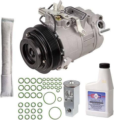 AC Compressor & A/C Kit For Lexus GS400 GS430 & SC430 - Includes Drier Filter, Expansion Valve, PAG Oil & O-Ring Seals! - BuyAutoParts 60-81806RK New in Saudi Arabia