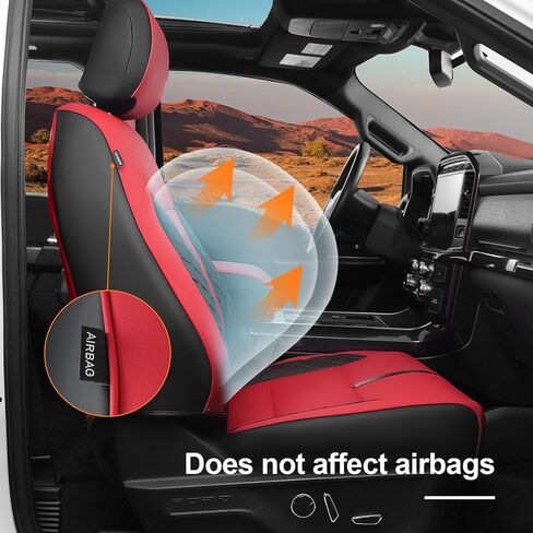 for Ford F150 Seat Covers 2015-2023 2024, Truck Seat Covers for Ford F150 Accessories SuperCrew/CrewCab (XL/XLT) Black, Full Set in Saudi Arabia