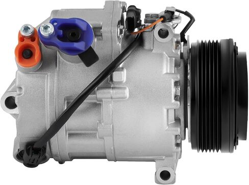 cciyu AC Compressor for BMW X5 3.0L 2007 2008 2009-2010,Air Conditioning Compressor with Clutch 6 Grooves 64529185142 in Saudi Arabia