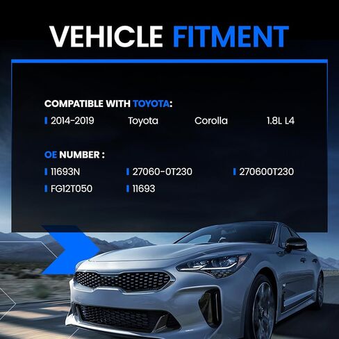 11693 المولد متوافق مع تويوتا كورولا 2014-2019 1.8L L4، 12V 115A 11693N 27060-0T230 270600T230 FG12T050 in Kuwait