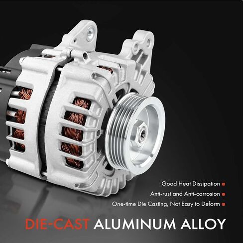 مولد كهربائي ممتاز متوافق مع Audi S5 2008 2009 2010 V8 4.2L، 12V 180Amp في اتجاه عقارب الساعة 5-Groove Pulley، استبدال # 079903015FX، 079903015F، 079903015DX in Saudi Arabia